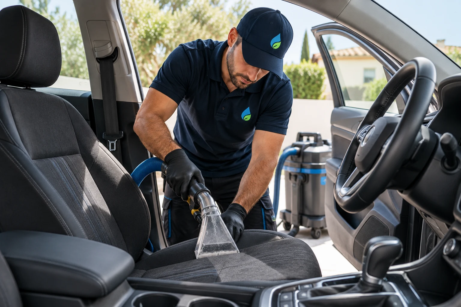 Nettoyage professionnel de l’intérieur de véhicule par REBCLEAN